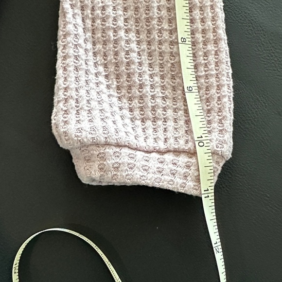 Wonder Nation Light Pink Waffle Knit Sweater - Picture 6 of 7